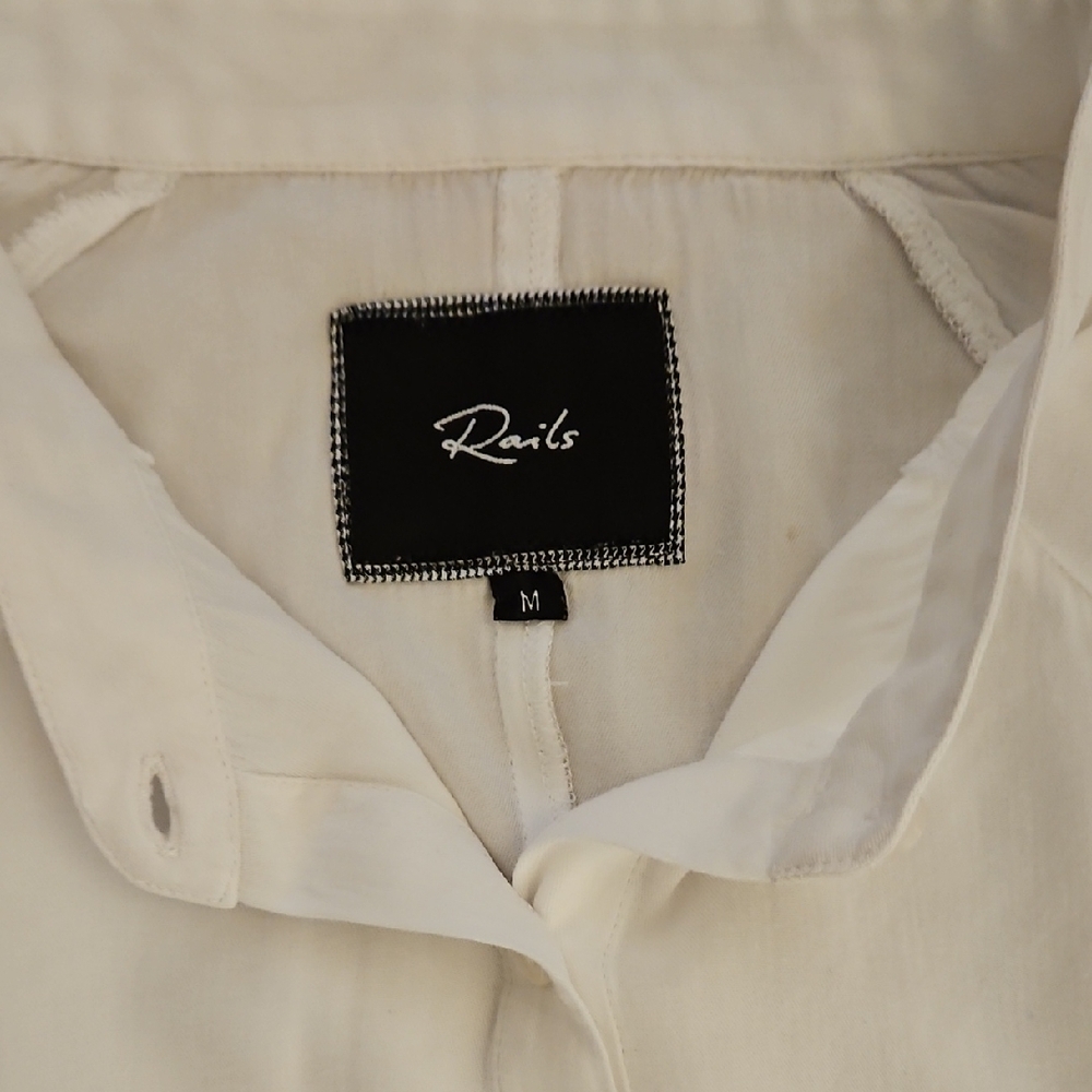Rails White Button Down Shirt - image 3